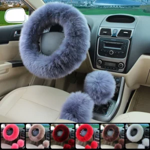 New Car Fluffy Plush Steering Wheel Cover