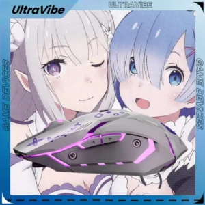 Rem Emilia Co Branded Anime Mouse 2.4g