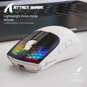 Attack Shark X5 2.4G Wireless Bluetooth Mouse