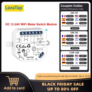LoraTap Tuya Smart Life DC 12-24V Switch
