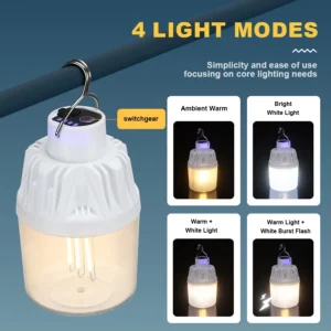 LED Camping Lights Rechargeable Flashlights