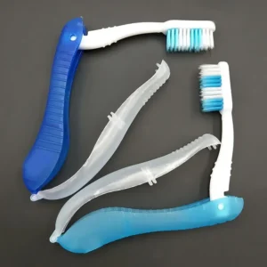 Sports Travel Hygiene Oral Portable Disposable Folding Travel Camping Toothbrush