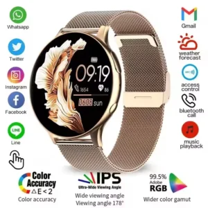 Women SmartWatch Bluetooth Call Lady Watches Sport