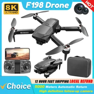 New F198 Drone Professional Dual Camera With 1080P WIFI FPV HD Aerial Photography