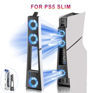 Gaming Cooler Fan Efficient Cooling System with LED Light