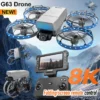 New G63 RC Drone 8K 5G 2.4G GPS Professional HD Aerial Photography