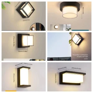 LED Light Motion Sensor Outdoor Lighting Wall Lamp